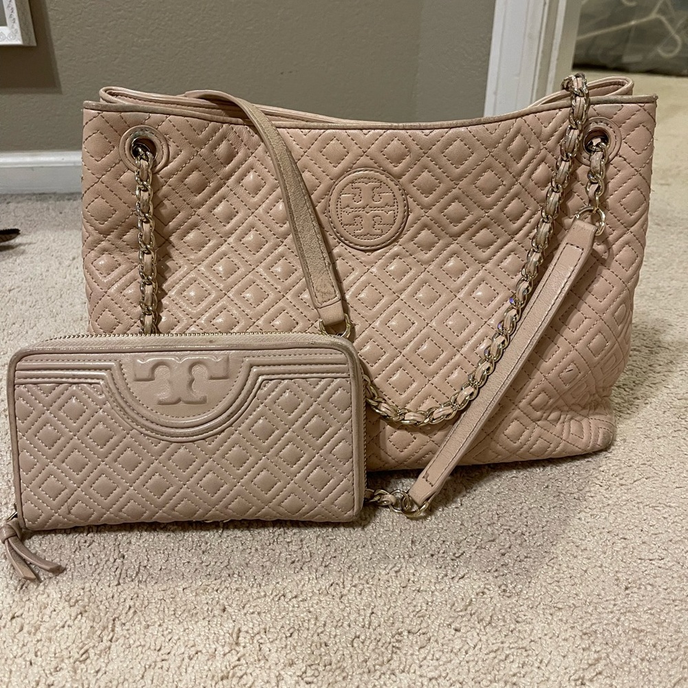 Tory Burch bag and wallet